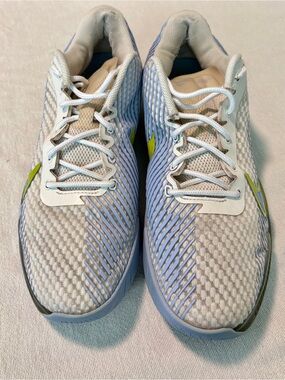 Nike Court Air Zoom Vapor 11 HC Tennis Sneakers 🎾Cobalt Bliss & Bright Cactus
